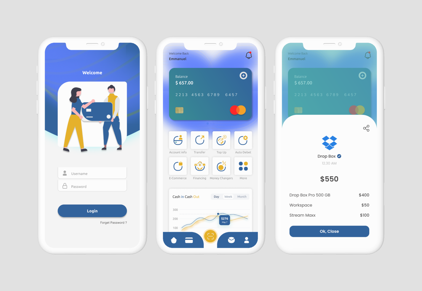 Mobile Banking App UI/UX